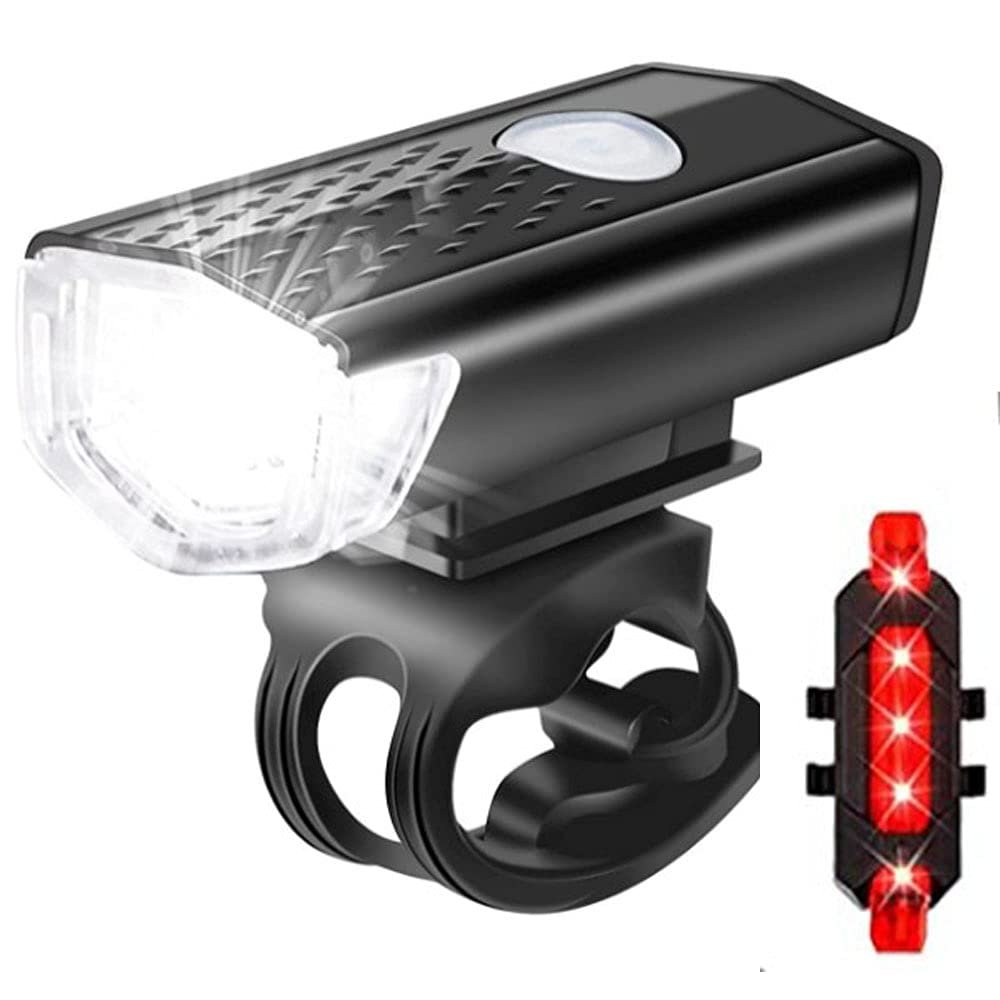 Bike Lights, Super Bright USB Rechargeable Bike Lights Set, Powerful Bike Headlights, Rear Lights, Quick Removal of Bike LED Lights Road, Mountain Bike