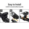 Bike Lights, Super Bright USB Rechargeable Bike Lights Set, Powerful Bike Headlights, Rear Lights, Quick Removal of Bike LED Lights Road, Mountain Bike view 3