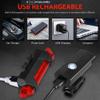 Bike Lights, Super Bright USB Rechargeable Bike Lights Set, Powerful Bike Headlights, Rear Lights, Quick Removal of Bike LED Lights Road, Mountain Bike view 4