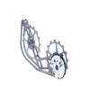 SwishTi Titanium Road Cyclocross Gravel Bicycle Bike Rear Derailleur Oversized Pulley Wheel System Cage OSPW for Sram Red Force eTap AXS 12 Speed use (Gray) view 2