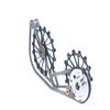 SwishTi Titanium Road Cyclocross Gravel Bicycle Bike Rear Derailleur Oversized Pulley Wheel System Cage OSPW for Sram Red Force eTap AXS 12 Speed use (Black) view 2