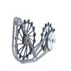 SwishTi Titanium Road Cyclocross Gravel Bicycle Bike Rear Derailleur Oversized Pulley Wheel System Cage OSPW for Sram Red Force eTap AXS 12 Speed use (Black) view 3