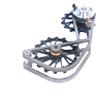 SwishTi Titanium Road Cyclocross Gravel Bicycle Bike Rear Derailleur Oversized Pulley Wheel System Cage OSPW for Sram Red Force eTap AXS 12 Speed use (Black) view 4