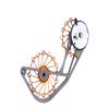 SwishTi Titanium Road Cyclocross Gravel Bicycle Bike Rear Derailleur Oversized Pulley Wheel System Cage OSPW for Sram Red Force eTap AXS 12 Speed use (Gold) view 1