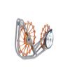 SwishTi Titanium Road Cyclocross Gravel Bicycle Bike Rear Derailleur Oversized Pulley Wheel System Cage OSPW for Sram Red Force eTap AXS 12 Speed use (Gold) view 3