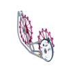 SwishTi Titanium Road Cyclocross Gravel Bicycle Bike Rear Derailleur Oversized Pulley Wheel System Cage OSPW for Sram Red Force eTap AXS 12 Speed use (Red) view 2