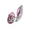 SwishTi Titanium Road Cyclocross Gravel Bicycle Bike Rear Derailleur Oversized Pulley Wheel System Cage OSPW for Sram Red Force eTap AXS 12 Speed use (Red) view 3