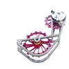 SwishTi Titanium Road Cyclocross Gravel Bicycle Bike Rear Derailleur Oversized Pulley Wheel System Cage OSPW for Sram Red Force eTap AXS 12 Speed use (Red) view 4
