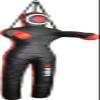 BRAWL Strike Grappling Dummy MMA Wrestling Dummy Punch Bag Judo Martial Arts (59'' 150cm, Red/Black) view 1