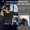 20KG Loading Weighted Vest, Adjustable Weight Vest Strength Training Weight Vests Weight Training Vest for Men Women(Black) view 2
