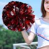 Cheerleading Poms, Pom Poms Cheerleading Cheer Pom Poms Cheerleader Pom Poms for Dance Party School Sports Competition(Silver-Red) view 3