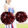 Cheerleading Poms, Pom Poms Cheerleading Cheer Pom Poms Cheerleader Pom Poms for Dance Party School Sports Competition(Silver-Red) view 4