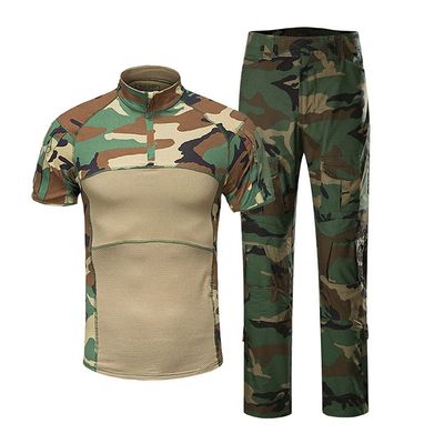 Airsoft Hunting Shooting Sports Battle Uniform BDU Tactical Combat Camouflage Clothing - WL- XXL