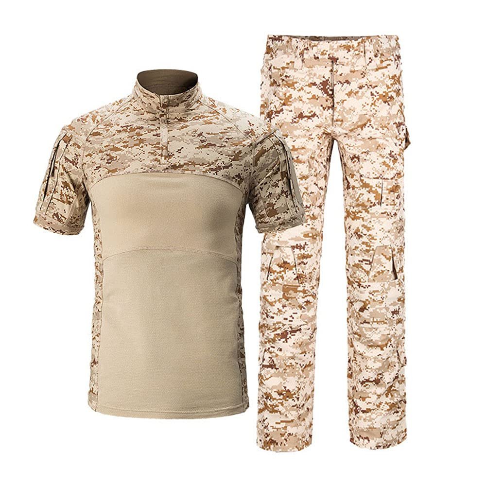 Airsoft Hunting Shooting Sports Battle Uniform BDU Tactical Combat Camouflage Clothing - DD - XL