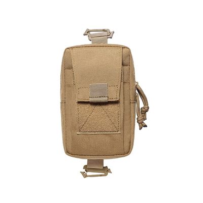 Outdoor Sports Airsoft Gear Molle Assault Combat Hiking Bag Accessory Camouflage Pack Tactical Kit Pouch - Tan