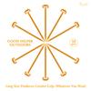 Sand Stakes Beach Ground Anchor 11" Sand Stake,On The Beach and Lawn for Securing Animals,Tents,Canopies and Beach Blankets Etc,Tent Stakes 10pc-Pack Spiral Anchor Stakes,Includes Brush and Bag view 2