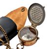 Trust in The Lord Engraved Compass, Proverbs 3: 5-16 Graduation gift, Compass with Stamped Leather case, Camping Compass, Boating Compass, Confirmation Gift Ideas, Religious Gifts, Missionary Gifts view 1