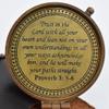 Trust in The Lord Engraved Compass, Proverbs 3: 5-16 Graduation gift, Compass with Stamped Leather case, Camping Compass, Boating Compass, Confirmation Gift Ideas, Religious Gifts, Missionary Gifts view 2