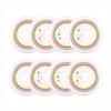 Rollerex Lollipop Boardwalk Inline Skate Wheels (8-Pack)  85A Polyurethane Indoor Outdoor Roller Blade Wheels  Smooth Ride with Optional Bearings, Spacers & Washers (80mm) view 1