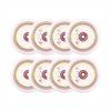Rollerex Lollipop Boardwalk Inline Skate Wheels (8-Pack)  85A Polyurethane Indoor Outdoor Roller Blade Wheels  Smooth Ride with Optional Bearings, Spacers & Washers (90mm) view 1