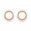 Rollerex Lollipop Boardwalk Inline Skate Wheels  2-Pack 85A Polyurethane Indoor Outdoor Roller Blade Wheels  Smooth Ride with Optional Bearings, Spacers & Washers (76mm) view 1