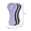 Pull Bouy Leg Float, EVA 5 Layer Swimming Pull Float Training Aid Sports Upper Bpdy Aqua Fitness for Adult, Beginners (Purple&Black) view 2
