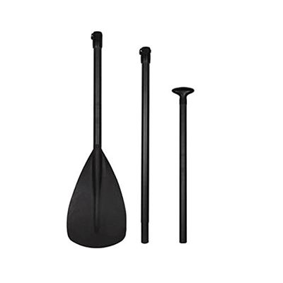 Lifyn2 Kayak SUP Paddle Board Surfboard Fiberglass Paddle T-Handle Three-Section Kayak Paddling (Color : Black, Size : 175-215cm)