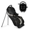 Mayjooy Golf Stand Bag, Portable Golf Bag w/8 Way Dividers, Organized Easy-Storage Stand Bag w/Durable Fabric,Black view 1