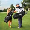 Mayjooy Golf Stand Bag, Portable Golf Bag w/8 Way Dividers, Organized Easy-Storage Stand Bag w/Durable Fabric,Black view 2