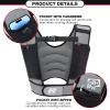 RitFit Weighted Vest, 4lb/8lb/10lb/12lb/15lb/20lb Weight Vest with Reflective Stripes, Weight Vest Adjustable for Women and Men Workout, Strength Training, Running, Fitness, Jogging, Walking view 2
