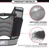RitFit Weighted Vest, 4lb/8lb/10lb/12lb/15lb/20lb Weight Vest with Reflective Stripes, Weight Vest Adjustable for Women and Men Workout, Strength Training, Running, Fitness, Jogging, Walking view 4