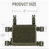 KRYDEX MK3 Placard with Hook Backing for Tactical Vest Chest Rig (Ranger Green) view 3
