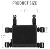 KRYDEX MK3 Placard with Hook Backing for Tactical Vest Chest Rig (Black) view 3