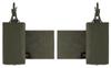 KRYDEX Mag Holder Radio Pouch with Hook and Loop Cummerbund Side Magazine Holster for Tactical Chest Rig Vest 1 Pack (RG) view 2