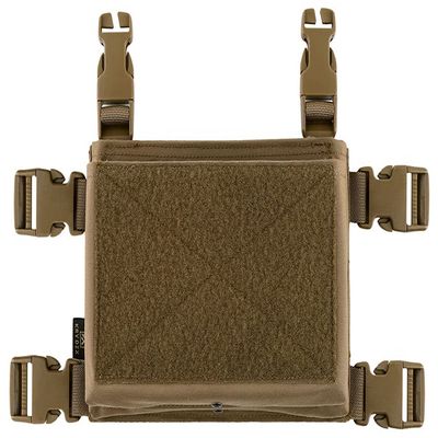 KRYDEX MK3 Placard with Hook Backing for Tactical Vest Chest Rig (Coyote Brown)