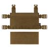 KRYDEX MK3 Placard with Hook Backing for Tactical Vest Chest Rig (Coyote Brown) view 2