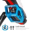 MZYRH MTB Mountain Bike Pedals 3 Bearing Flat Platform Compatible with Dual Function Sealed Clipless Aluminum 9/16" Pedals with Cleats for Road (Blue 3 Bearings) view 3
