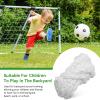 Soccer Net 12x6, Kids Soccer Net for Replacement Football Goal Netting for Adults and Youth Football Practice, White view 4