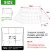 Soccer Nets, Kids Soccer Net for Replacement Soccer Goal Net Fit 6' X 4' view 2