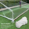Soccer Net, Kids Soccer Nets for Backyard Goal Netting Replacement Portable Goal Netting for Adults and Youth Football Practice (24x8ft) view 3