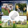 Soccer Net, Kids Soccer Nets for Backyard Goal Netting Replacement Portable Goal Netting for Adults and Youth Football Practice (24x8ft) view 4