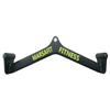Home Gym Fitness Rowing T-bar V-bar Pulley Cable Machine Attachments, Bicep Curl Tricep Lat pulldown Bar Back Strength Training Handle Grips Lat Pull Down Bar Press Down Exercises (Length 22") view 1