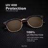 KALIYADI Polarized Sunglasses for Men and Women Semi-Rimless Frame Driving Sun glasses UV Blocking view 2