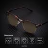 KALIYADI Polarized Sunglasses for Men and Women Semi-Rimless Frame Driving Sun glasses UV Blocking view 3