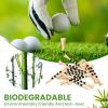 WINGOLFER Golf Tees, 100 Packs of 3 1/4 Inch Golf tees, Professional Natural Bamboo Golf Tees, Durable & Stable Professional Tee System, Reducing Friction & Side Spin (Primary) view 4