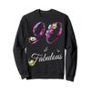 90 & Fabulous 90 Year Old Tee Floral 1934 90th Birthday Gift Sweatshirt view 1