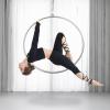 Complete Aerial Hoop Kit 85cm Professional Lyra Hoop Set Single Point Hoops Circus Ring Kit Aerial Yoga Equipment for Dancing Yoga Training, Maximum Load: 115 kg/253 lb view 2