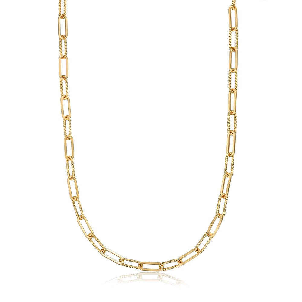 FRUMOS Dainty Layered necklaces for women Gold Short small chain necklace for women rectangle paperclip chain necklace 18k gold necklace jewelry for Women Girls Paper clip necklace