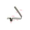 50PCS Single Button 3mm / 4mm / 5mm / 6mm / 7mm / 8mm / 9mm /15mm Clips Kayak Paddle Snap Spring Clip Tent Pole Clips Awning Telscopic Tube Camping & Caravan & Chair Tube Lock (4 mm leg 16.5mm) view 3