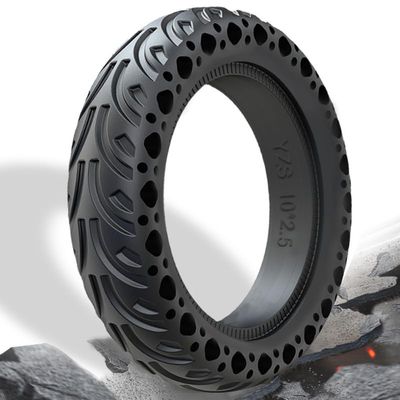 GLDYTIMES 60/70-6.5 Solid Tire, 10x2.5 Tubeless Tyre Replacement for Segway Ninebot Max G30P G30LP Gotrax G5 G6 Hiboy Titan Pro MAX3 Electric Scooter, 10x2.50-6.5 10 Inch Honeycomb Front Rear Wheels